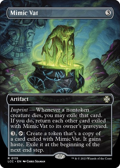 Mimic Vat (Borderless) (Commander: The Lost Caverns of Ixalan) Light Play