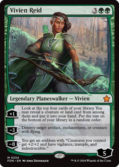 Vivien Reid (Foundations) Near Mint Foil
