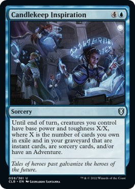 Candlekeep Inspiration (Commander Legends: Battle for Baldur's Gate) Light Play