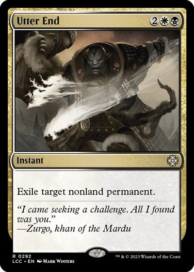 Utter End (Commander: The Lost Caverns of Ixalan) Light Play