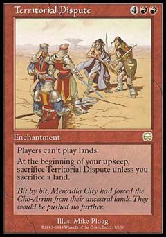 Territorial Dispute (Mercadian Masques) Near Mint