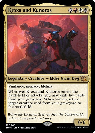 Kroxa and Kunoros (March of the Machine) Near Mint Foil