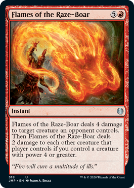 Flames of the Raze-Boar (Jumpstart) Light Play