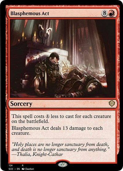 Blasphemous Act (Commander 2022 Starter Decks) Near Mint