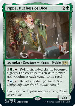 Pippa, Duchess of Dice (Unsanctioned) Light Play