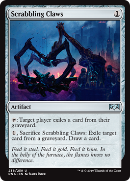 Scrabbling Claws (Ravnica Allegiance) Light Play Foil