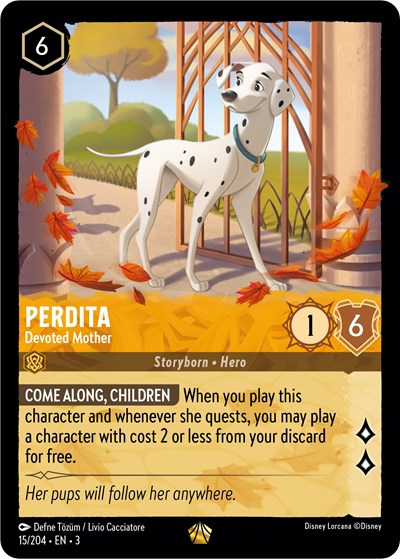 Perdita - Devoted Mother (Into the Inklands) Near Mint Cold Foil