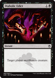 Diabolic Edict (Masters 25) Near Mint Foil