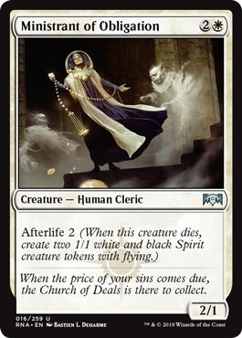 Ministrant of Obligation (Ravnica Allegiance) Medium Play