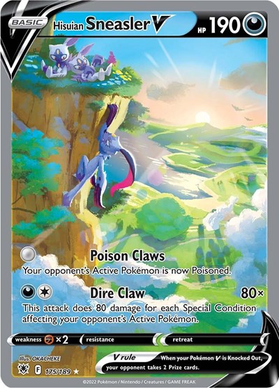 Hisuian Sneasler V (Alternate Full Art) (SWSH10: Astral Radiance) Near Mint Holofoil