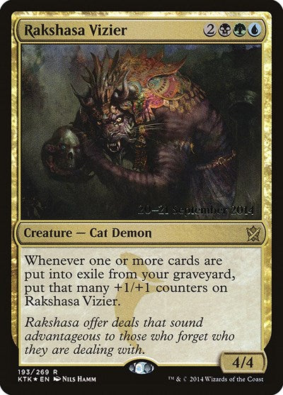 Rakshasa Vizier (Promos: Prerelease Cards) Light Play Foil