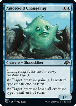Amoeboid Changeling (Jumpstart 2022) Light Play