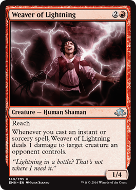 Weaver of Lightning (Eldritch Moon) Medium Play Foil