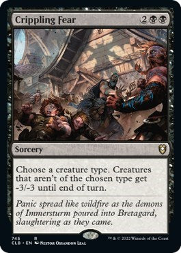 Crippling Fear (Commander Legends: Battle for Baldur's Gate) Near Mint