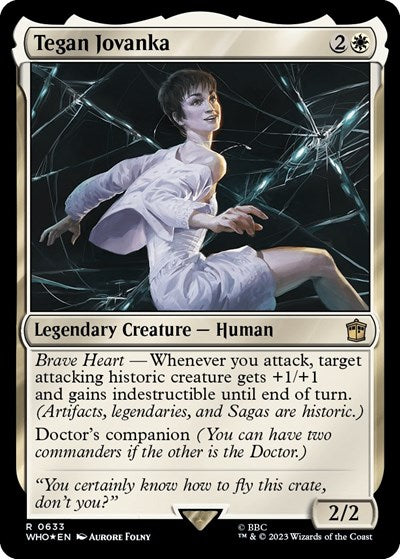 Tegan Jovanka (Surge Foil) (Universes Beyond: Doctor Who) Light Play Foil