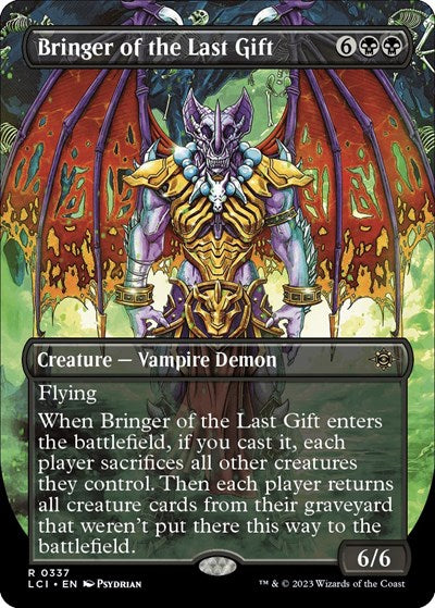 Bringer of the Last Gift (Borderless) (The Lost Caverns of Ixalan) Near Mint Foil