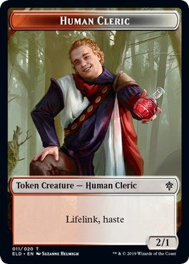 Human Cleric Token (Throne of Eldraine) Near Mint