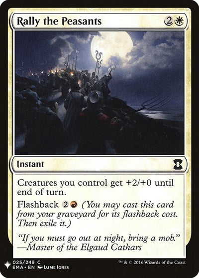 Rally the Peasants (Mystery Booster) Light Play