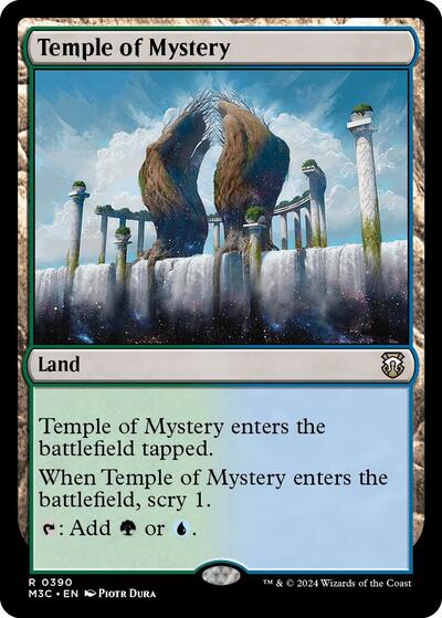 Temple of Mystery (Commander: Modern Horizons 3) Light Play