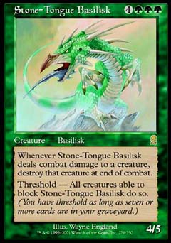 Stone-Tongue Basilisk (Odyssey) Heavy Play