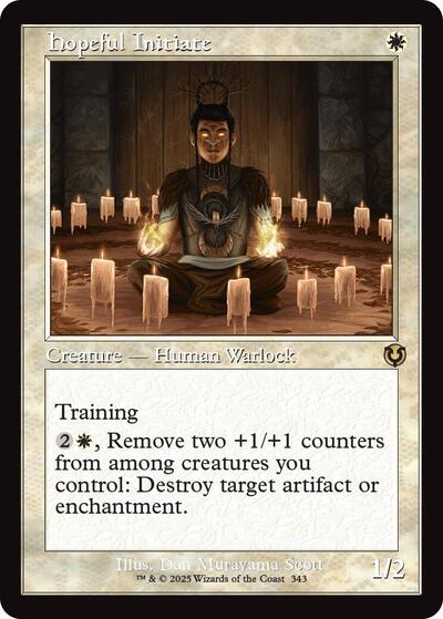 Hopeful Initiate (Retro Frame) (Innistrad Remastered) Near Mint
