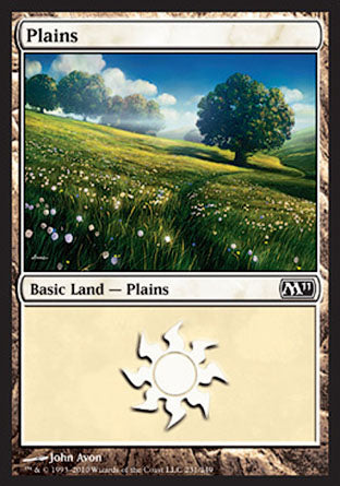 Plains (231) (Magic 2011 Core Set) Near Mint Foil