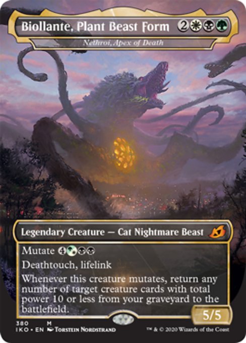 Biollante, Plant Beast Form (Ikoria: Lair of Behemoths) Near Mint Foil