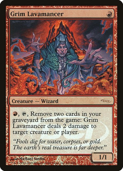 Grim Lavamancer (Promos: Judge) Medium Play Foil