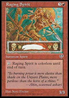 Raging Spirit (Mirage) Near Mint