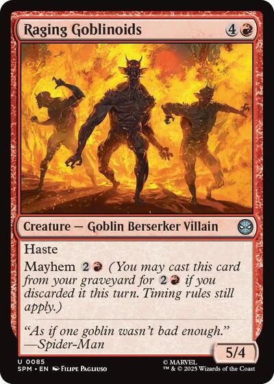 Raging Goblinoids (Marvel's Spider-Man) Near Mint Foil