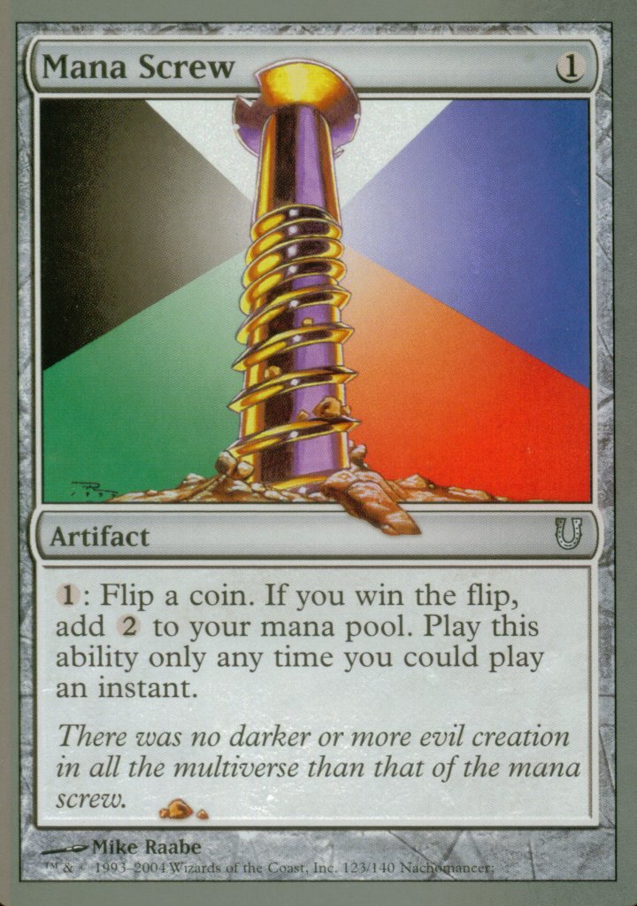 Mana Screw (Unhinged) Medium Play