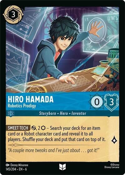 Hiro Hamada - Robotics Prodigy (Azurite Sea) Near Mint