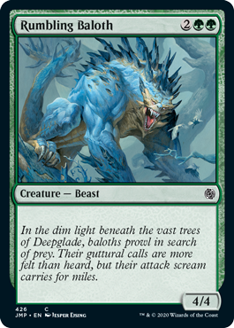 Rumbling Baloth (Jumpstart) Near Mint