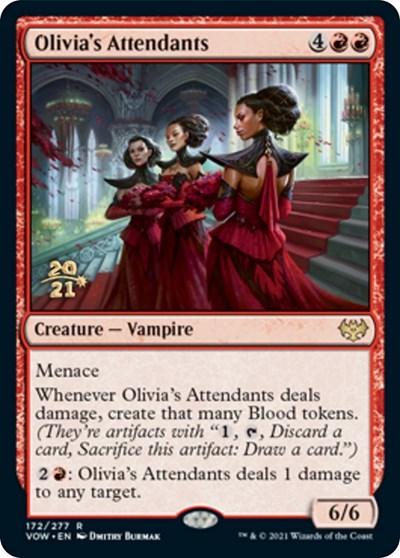 Olivia's Attendants (Promos: Prerelease Cards) Near Mint Foil