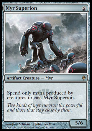 Myr Superion (New Phyrexia) Near Mint Foil