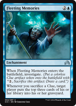 Fleeting Memories (Shadows Over Innistrad) Light Play Foil