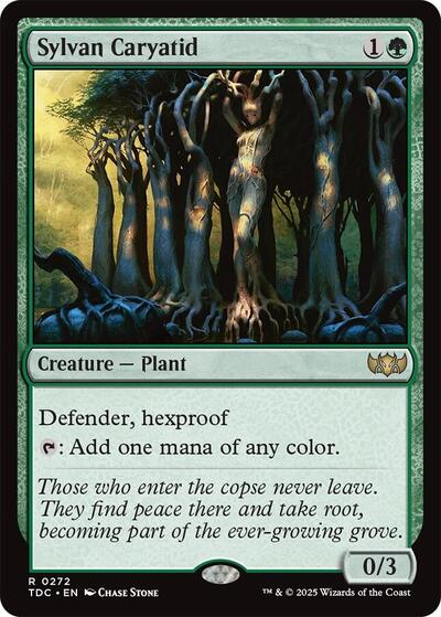 Sylvan Caryatid (Commander: Tarkir: Dragonstorm) Near Mint