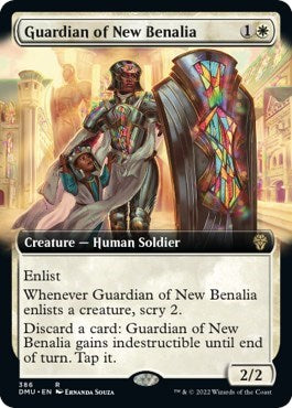 Guardian of New Benalia (Extended Art) (Dominaria United) Light Play Foil