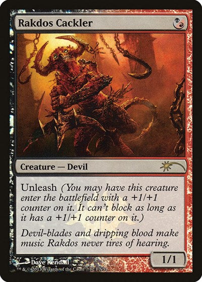 Rakdos Cackler (Promos: FNM) Medium Play Foil