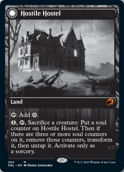 Hostile Hostel / Creeping Inn (Innistrad: Double Feature) Light Play