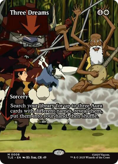 Three Dreams (Borderless) (Avatar: The Last Airbender: Eternal-Legal) Near Mint Foil