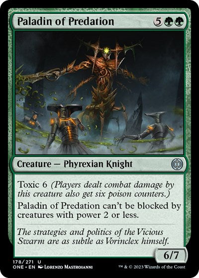 Paladin of Predation (Phyrexia: All Will Be One) Light Play