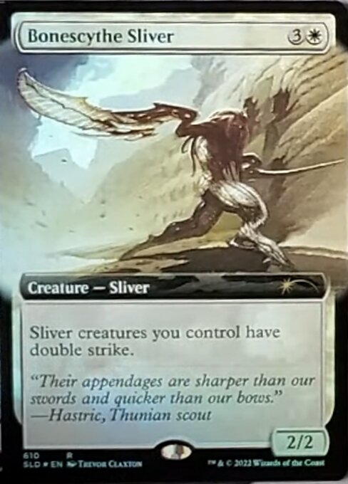Bonescythe Sliver (Extended Art) (Secret Lair) Near Mint Foil