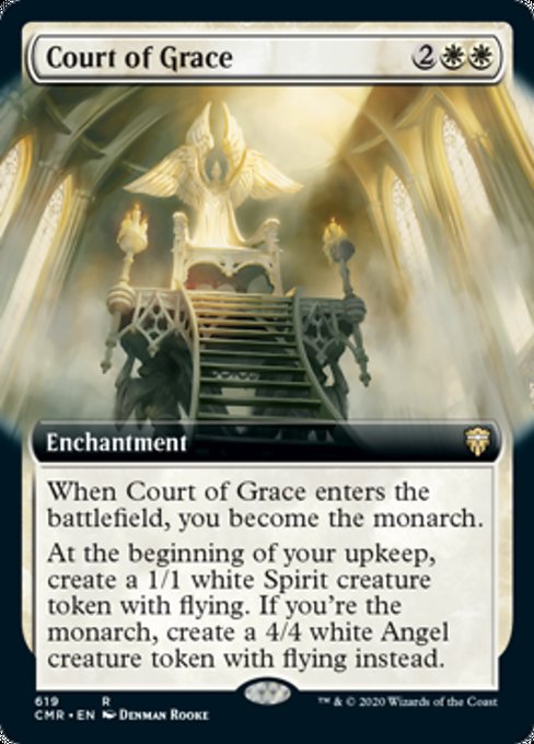 Court of Grace (Extended Art) (Commander Legends) Light Play