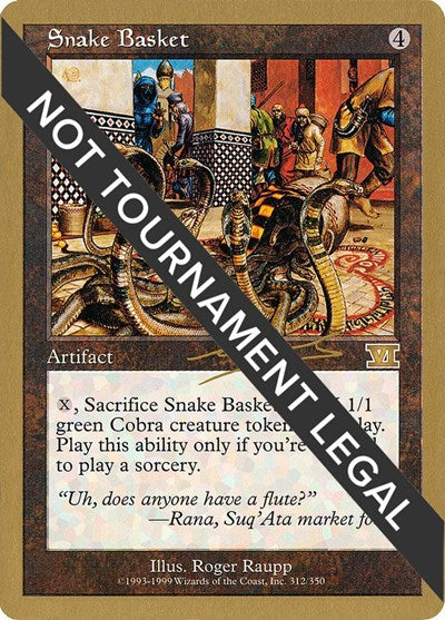 Snake Basket - 2000 Nicolas Labarre (6ED) (World Championship Decks) Near Mint