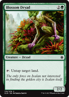 Blossom Dryad (Ixalan) Light Play