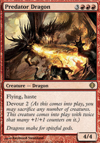 Predator Dragon (Shards of Alara) Medium Play Foil