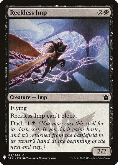 Reckless Imp (Mystery Booster) Light Play