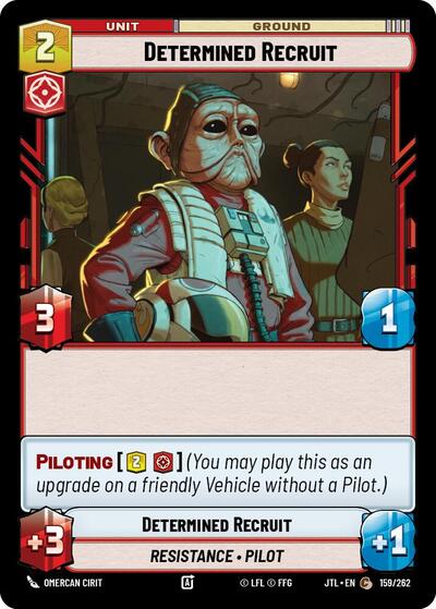 Determined Recruit (Jump to Lightspeed) Near Mint