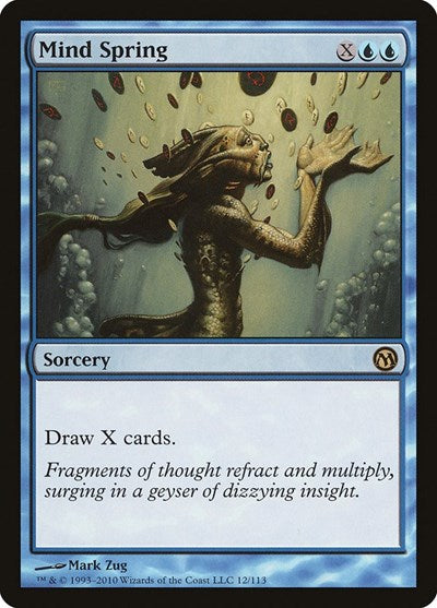Mind Spring (Duels of the Planeswalkers) Light Play